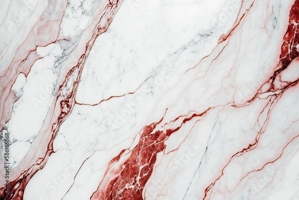 Obraz Luxury red and white marble Natural pattern marble,