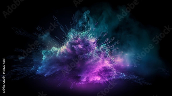 Fototapeta explosion of light