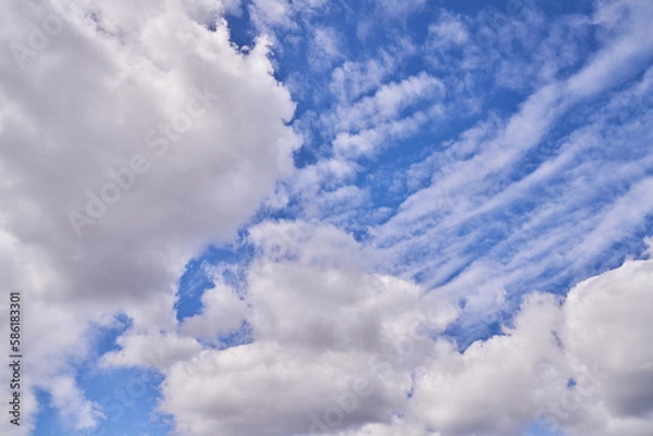 Obraz blue sky with clouds