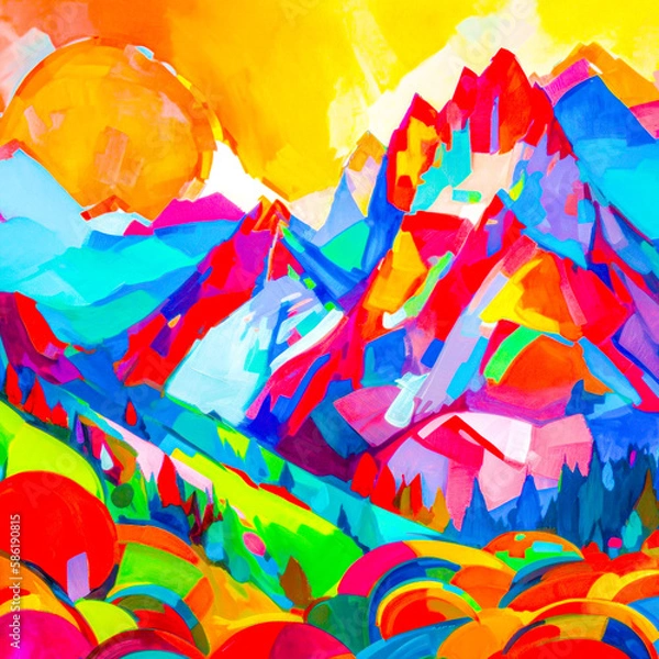 Fototapeta colorful background