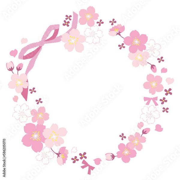 Obraz 桜　リース