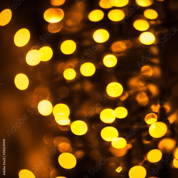 Fototapeta blurry lights