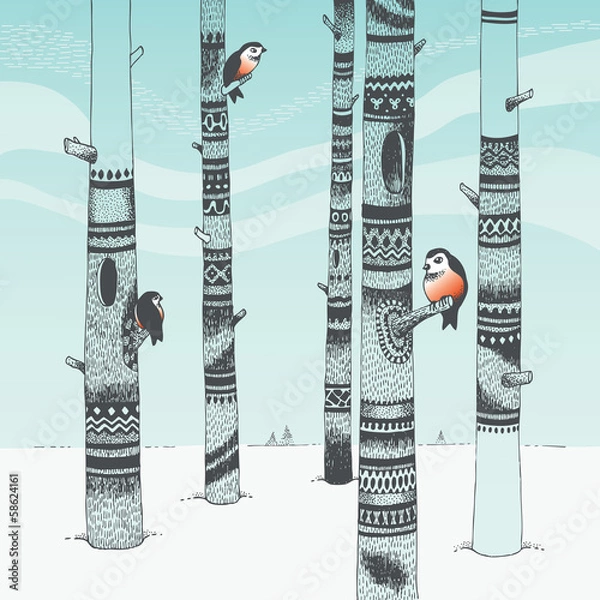 Obraz Carving Forest