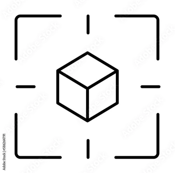 Fototapeta Tracking, augmented reality icon. Element of augmented reality icon