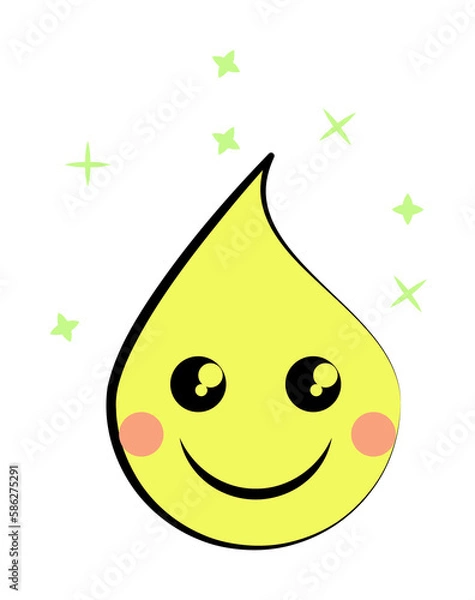 Fototapeta emoji happiness icon. Element of colored emoji icon for mobile concept and web apps. Cartoon emoji happiness icon can be used for web and mobile