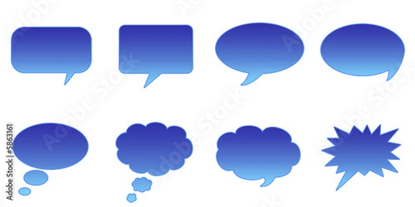 Obraz Speech Bubbles
