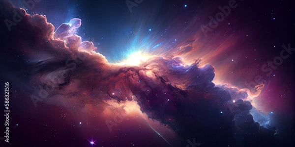 Fototapeta space galaxy background, Galaxy background, Starry cosmic nebula and deep space universe galaxies.