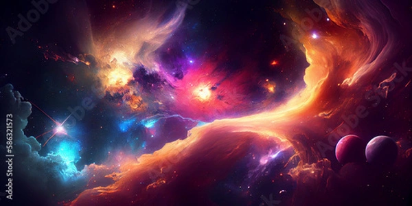 Fototapeta space galaxy background, Galaxy background, Starry cosmic nebula and deep space universe galaxies.