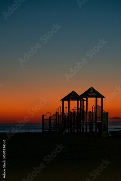 Obraz sunset at the beach