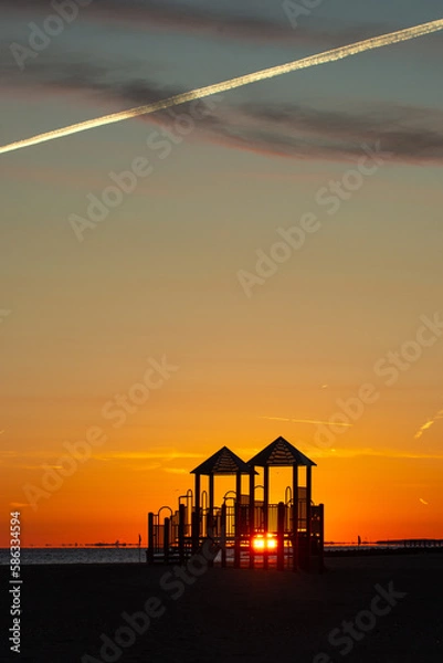 Obraz sunset at the beach