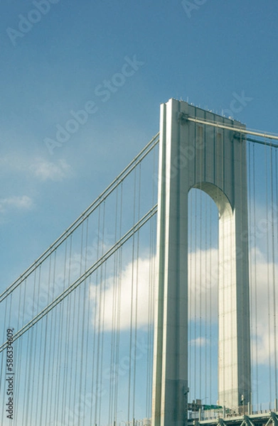 Fototapeta bridge over the river