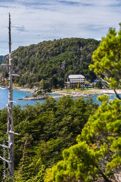 Obraz hotel in the mountains