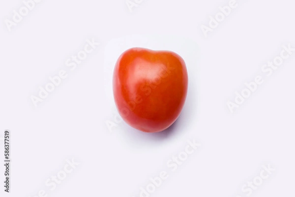Fototapeta fresh tomatoes on a white background