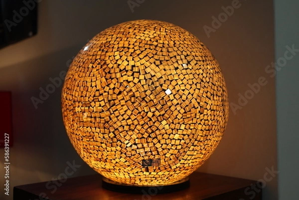 Obraz iluminación amarilla