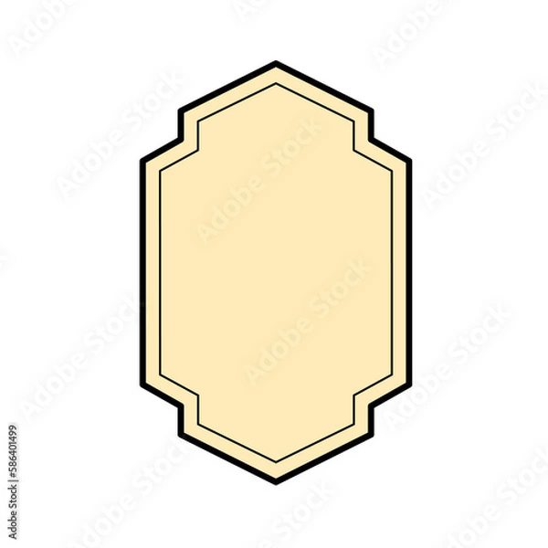 Obraz blank luxury frame element