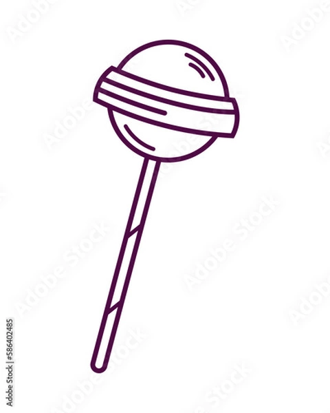 Obraz Fun candy on stick