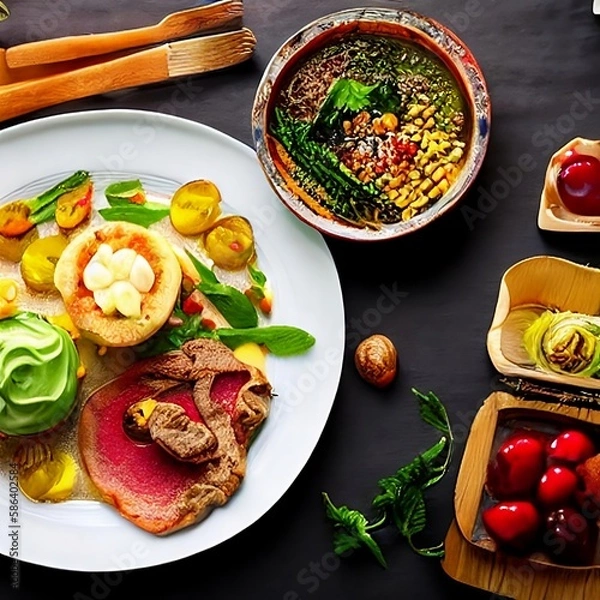 Obraz delicious food