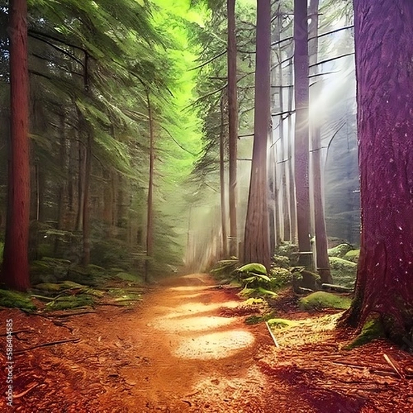 Obraz Forest y el bosque