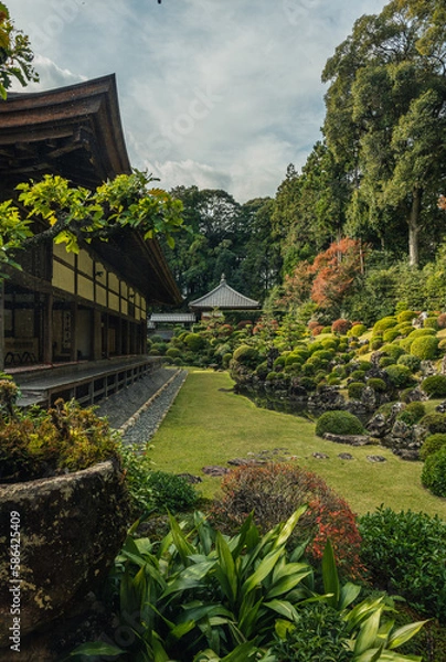 Obraz 龍潭寺の日本庭園