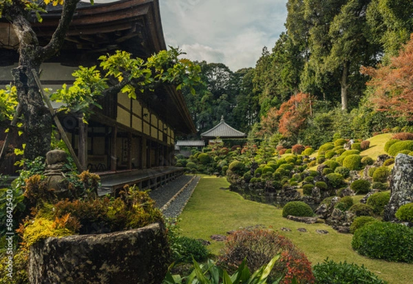 Obraz 龍潭寺の日本庭園