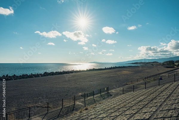 Obraz 空と海と太陽