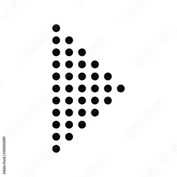 Fototapeta Arrow vector icon