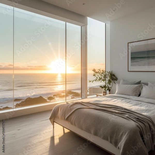 Obraz bedroom in hotel