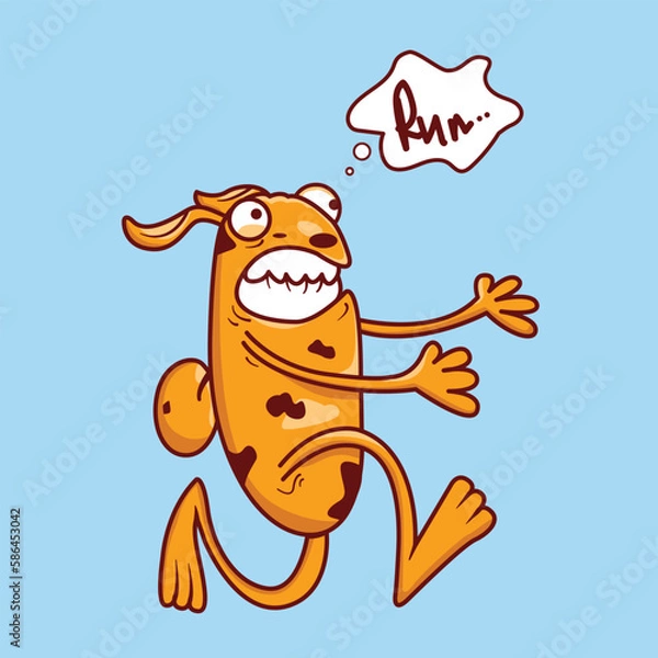 Fototapeta Monster run