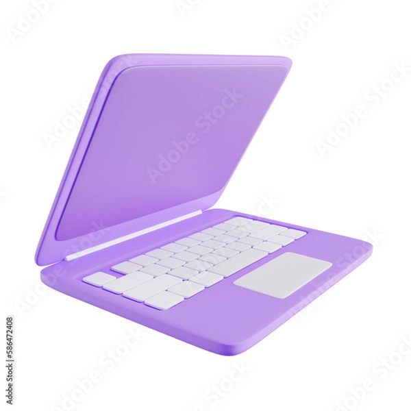 Obraz laptop 3d icon