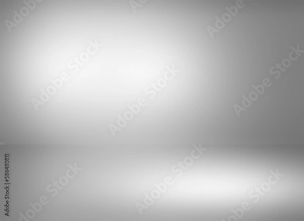 Fototapeta empty light room with highlight