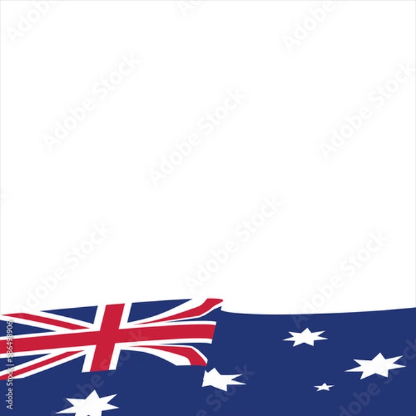 Fototapeta Australia Country Flag