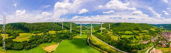 Obraz Weinberge in der Landschaft von Schwäbisch Hall