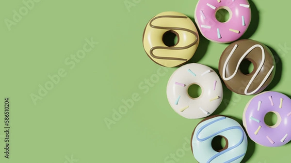 Fototapeta donuts