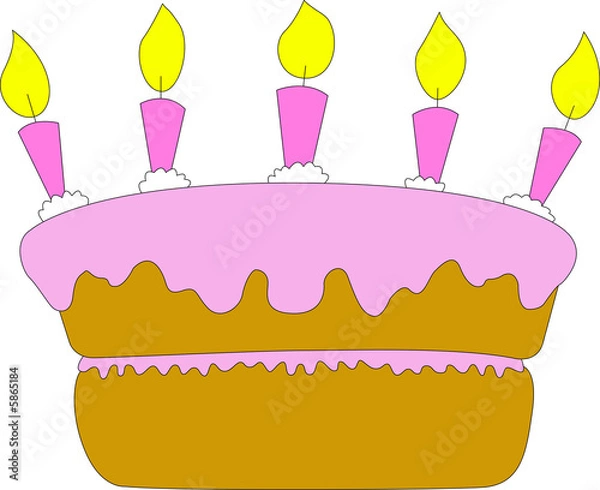 Obraz Geburtstagskuchen
