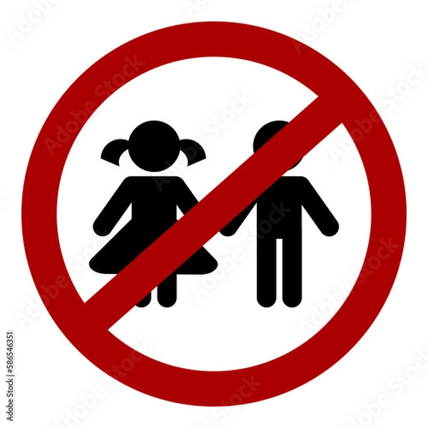 Obraz No Children Allowed