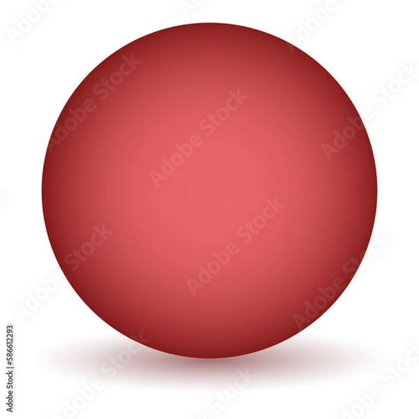 Fototapeta 3d globe - red