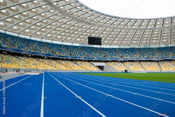 Fototapeta empty soccer stadium