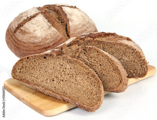Obraz bread on white