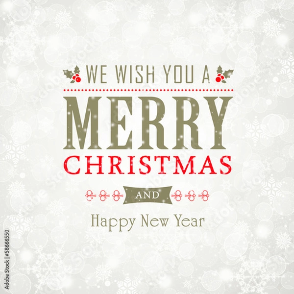 Obraz christmas card