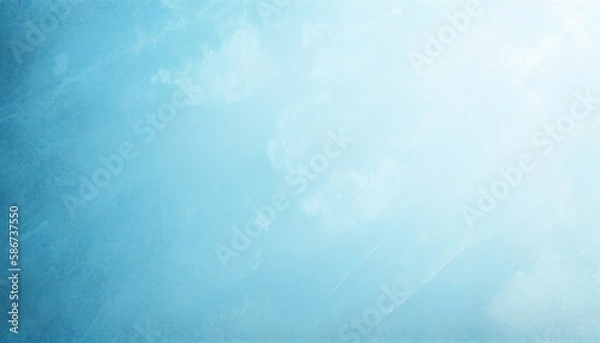 Fototapeta Abstract light blue particle painting background texture, sky cloud backdrop