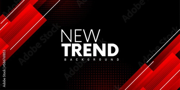 Obraz Modern Abstract Template Design. Contemporary Style Graphic. Creative Cover Design for Advertise. Premium Template for Business and Corporate. Dynamic Social Media Post. Royal Elegant Invitation.  