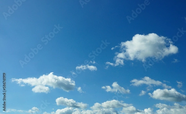 Fototapeta Bright sky and beautiful clouds