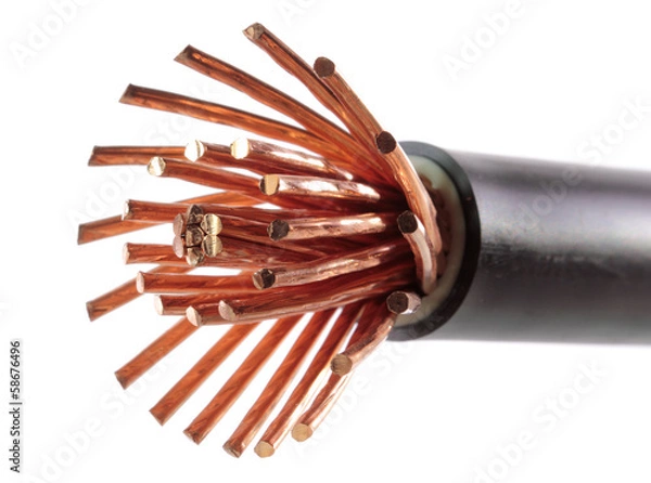 Fototapeta power cable