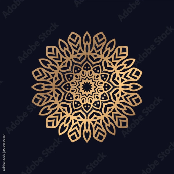 Fototapeta Elegant mandala background design vector