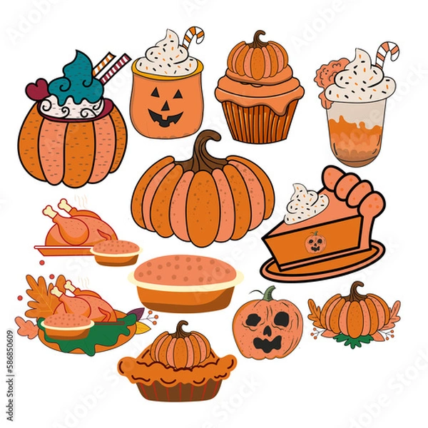 Fototapeta Fall Sublimation PNG Design