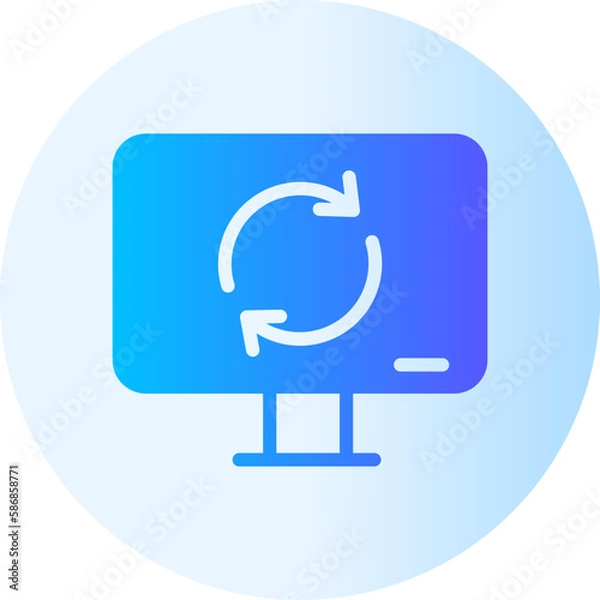 Fototapeta trade gradient icon