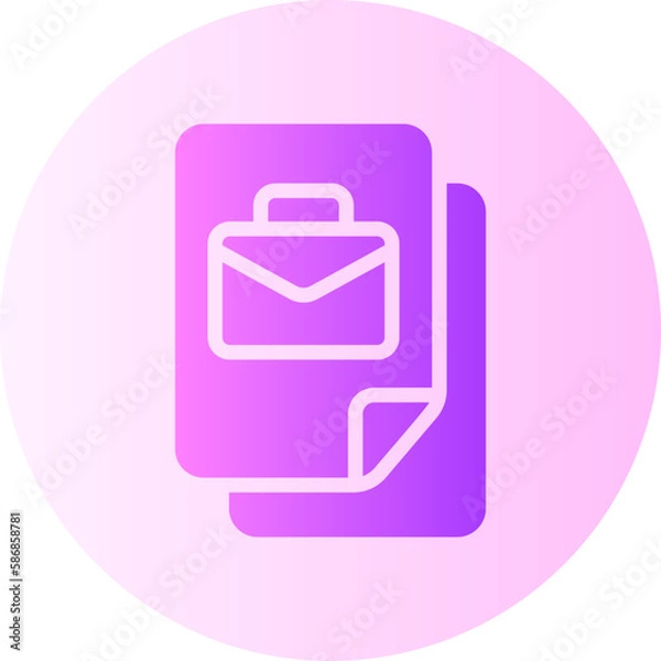 Fototapeta resume gradient icon