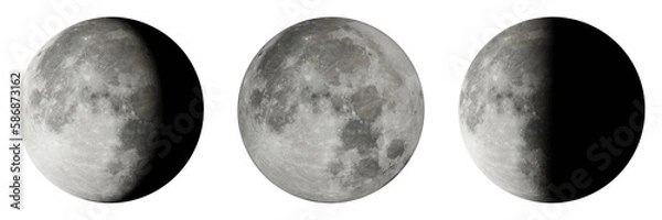 Obraz Moon PNG with transparent background