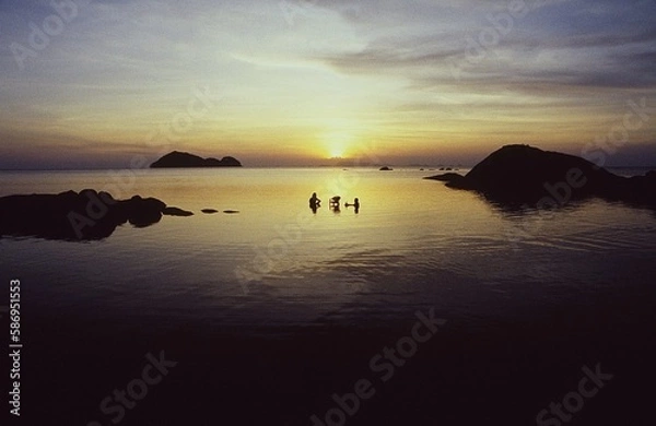 Obraz sunset over the ocean