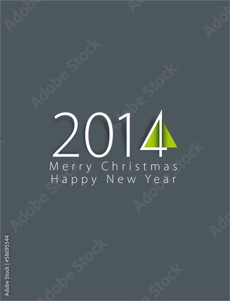 Obraz 2014 new year Christmas
